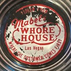 Vintage Glass Ash Tray Mabel s Whore House Las Vegas Nv