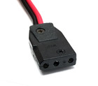 Workman Cb-3axx 6ft 3-pin Radio Power Cord 12awg Cable Dual Fuse Stripped Tinned