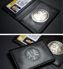 Agents Of Shield S h i e l d  Metal Badge   Leather Id Holder Coulson Wallet