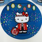 Hello Kitty World Market Melamine Sanrio  9  Plastic Plates  1976 2019 Lot Of 4
