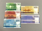 Norway 5 Note Set 50 Thru 1 000 Kroner 2017 - 2019 P-53 Thru P-57  Unc