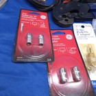 Coaxial Cable Lot Crimper Connector Adapter Preowned Assorted A v Coax Tv 