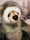 Hansa Brown Sloth Plush Shaggy Hairy Head Turns 17  Stuffed Animal Realistic