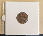 Ancient Roman Nummus Coin - Deluxe Leather Folio - Certified Authentic
