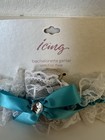 Blue Garter Belt With 1oz Flask  Weddings Or Any Occasions  New 