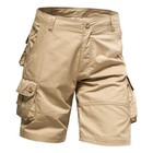 Mens Cargo Shorts Loose Fit Large Size Multi Pocket Casual Summer Cotton Pants