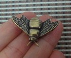 Vintage Style Solid Brass Pure Copper Mini Bee Insect Statue Sculpture