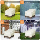 Stackable Patio Chair Cover Waterproof Outdoor Lawn Patio Garden Furniture Cover