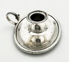 Small Antique Chamberstick Sterling Silver George Iii London 1795 John Robins