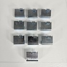 Lot Of 10 Borroughs Pan Shelf Shelving Clips Heavy Duty Galvanized Saddle Box