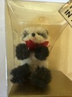 Vintage Ara Wool Miniature Panda Bear Teddy Austria Handmade 1 1 4   