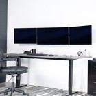 Vivo Premium Telescoping Triple Monitor Wall Mount For 3 Screens Up To 22 Lbs