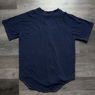 Vintage Soffe Rice Owls Baseball Jersey Shirt Size Large Navy Blue University