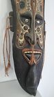 Big Ceremonial Mask In Wood Papua New Guinea Wide Mask