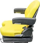 Grammer Msg75 531 Yellow Vinyl Air Seat  -john Deere Mowers And Skid Steers