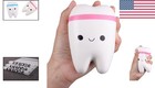 Scented Jumbo Kawaii Tooth Squishies - Soft Stress Relief   Rehabilitation Toy