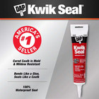 Kwik Seal 5 5 Oz  Clear Kitchen And Bath Adhesive Caulk  12-pack 