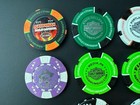  10  Unique Harley Davidson Motorcycle Poker Chip Lot No Duplicate Chips Usa  f 