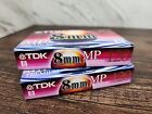    lot2     tdk 8mm 120 Minute Premium Camcorder Video Cassette     new Sealed   