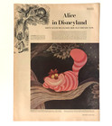 1951 Alice In Wonderland Movie Article Disney Promo Cheshire Cat Mad Hatter Vtg