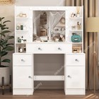 Vanity Set With 11 Led Lights Makeup Desk Mirror Dressing Dresser Table White