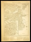 1905 Vintage Boston Street Map Of Boston Wall Art City Original Antique Dated