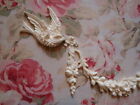 Swallow  Birds With Floral Swag   Drops Furniture Applique Architectural Onlay