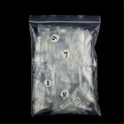 500pcs Diy False Finger Nail Tips Plastic Nails Clear Full Cover Coffin Nail