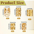 100 Pcs Gold Hair Jewelry For Braids And Dreadlocks - Hair Charms And Clips