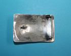 Vintage Sterling Silver Western Style Turquoise Belt Buckle    075gcm 