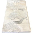 3090  Japanese Vintage Fukuro Obi Belt Kimono Fabric Silk Traditional Silver