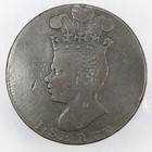 1788 Barbados Copper Penny - Pineapple Design