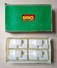 Vintage Brio Wooden Railway Freight Express 33311 Complete W  Box 1980s Sweden