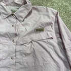 Columbia Sportswear Womens L Fishing Hiking Shirt Long Sleeve Button Front Pink