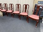 65837   Set Of 8 Solid Mahogany Dining Chairs Chair S