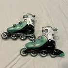 Women s Roller Derby V-tech 500  Size 6-9 Gold 7 Inline Adjustable Skates Green
