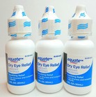 3-pack Equate Dry Eye Relief Lubricant Eye Drops Large 30ml 1 Oz Exp 1 2026