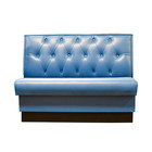 Restaurant Booth In Diamond Tuft Design Single And Double 48 long X 36  High 