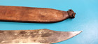 Large Philippines Bolo Machete Knife Sword Bowie   Leather Scabbard