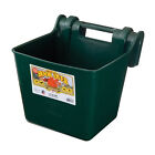 Little Giant Heavy Duty 15 Quart Mountable Plastic Hook Feeder  Green  4 Pack 