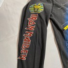 Iron Maiden World Slavery Tour 1985 Long Sleeve Shirt Black Size Medium - Good