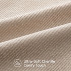Pack Of 2 Decorative Chenille Throw Pillow Covers With Twill Cushion Covers F   