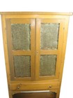 Country Pie Safe Cabinet Punched Tin Panels Wooden Shelves Drawer Vintage