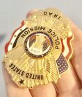 Rare Genuine Obsolete Us Military Desert Storm Iraq Police Mission Badge