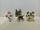 3pcs lot Littlest Pet Shop Figure Lps Dog Owl  2210 360 817 Kid Toy