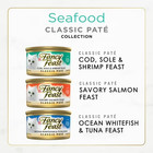 Purina Fancy Feast Seafood Classic Pate Wet Cat Food 3 Oz  - 12 Cans