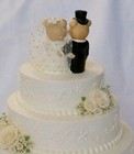 4  Bride   Groom Wedding Cake Topper Vintage Homco
