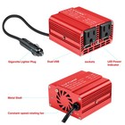 300w Car Power Inverter Dc 12v To Ac 110v Converter Inverter 2usb Ports stocket