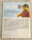 40819 Lego Up-scaled Racing Driver Minifigure Manual  Free Shipping 