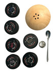 Cocktail Smoker Kit Accessories W  6 Wood Chip Flavors   Faux Leather Case